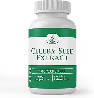 Pure Original Ingredients Celery Seed Extract, (100 Capsules) Always Pure, No Additives Or Fillers, Lab Verified