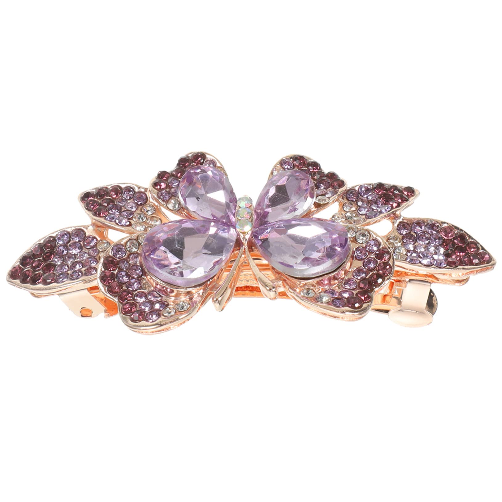 FRCOLOR 4 Pezzi Fermagli Per A Forma Di Farfalla Per Donne Fermagli Per Con Strass Per Feste Di Matrimonio