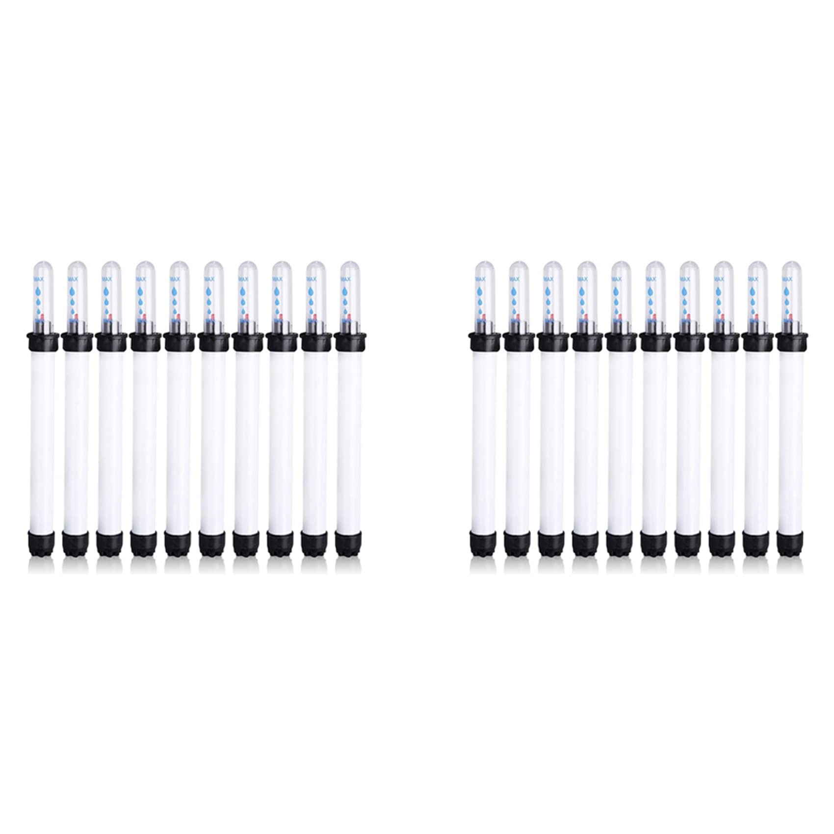 Jnchdghwa White Pack Of 20 Soil Moisture Meter, 20 Cm Plant Water Level Indicator, Water Level Indicator, Soil Moisture Meter, Sensor