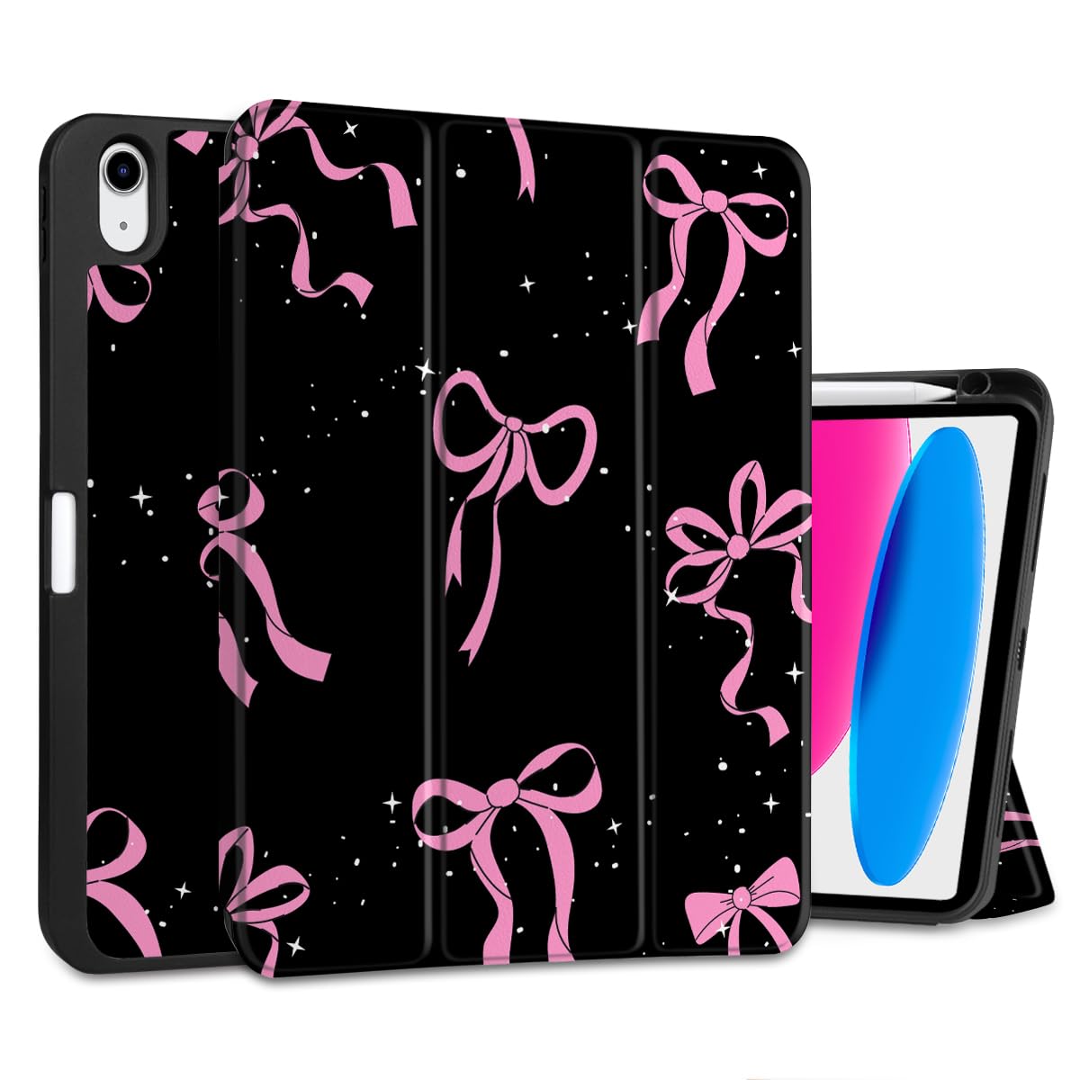 DONGKE Case for iPad 11th Generation 11 Inch 2025 (A16 Chip) & iPad 10th Generation 10.9 Inch 2022 with Pencil Holder-[Auto Wake/Sleep], Trifold Stand