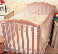 Vista 7 de FOXBI Mosquitera para cuna para cama de bebé, tamaño universal, malla para cuna, mosquiteras para niños, red ultra densa para evitar que los niños