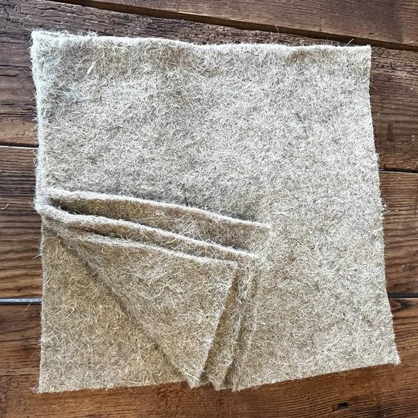 Wiggly Wigglers Moisture Mats Worm Blankets for Composting | Hemp Composting Pads | Compact Worm Farms Mats Blankets for Moisture Control (Pack of 6)