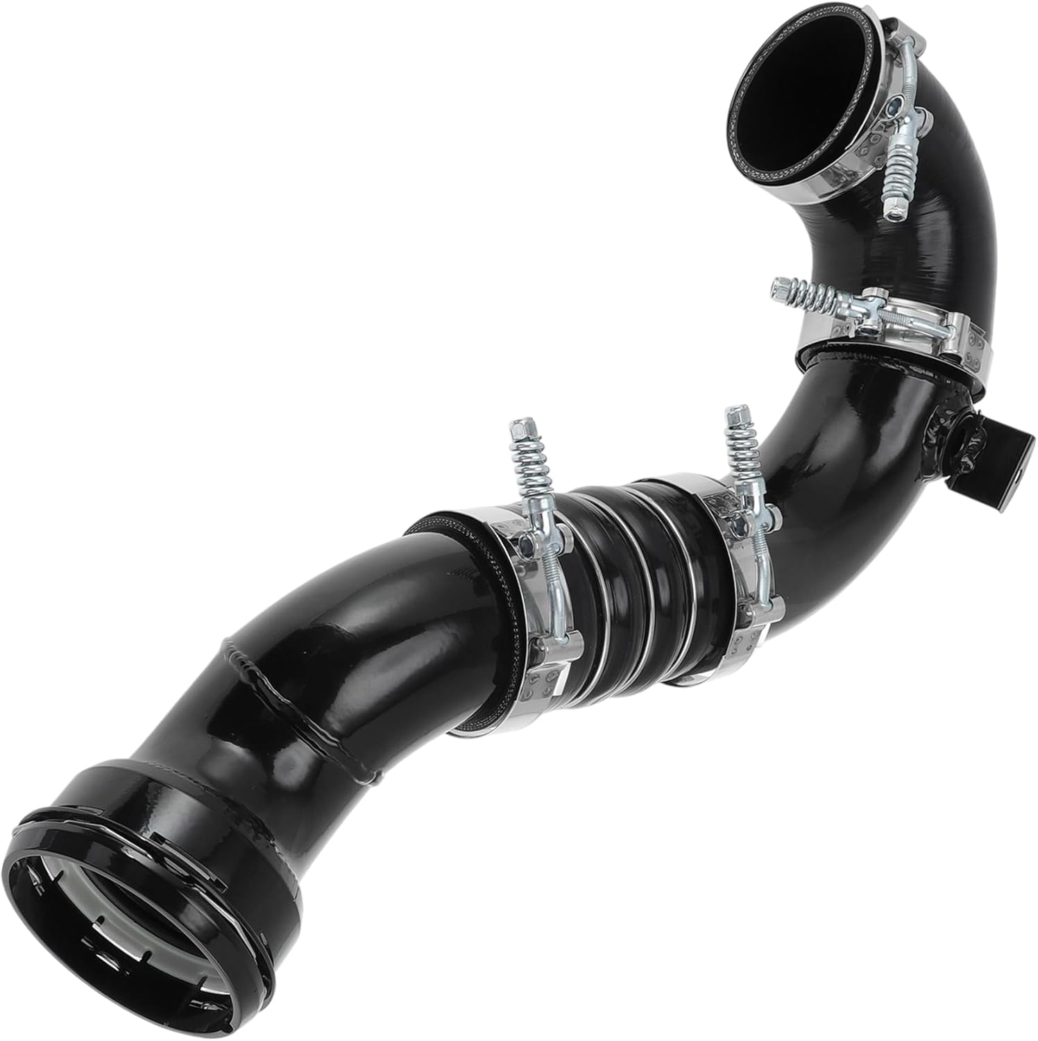 Turbo Intercooler Outlet Tube with Clamps for Ford F250 F350 F450 F550 Super Duty 6.7 2011 2012 2013 2014 2015 2016 Air Intake Hose No.BC3Z6F073A/BC3Z-6F073-A