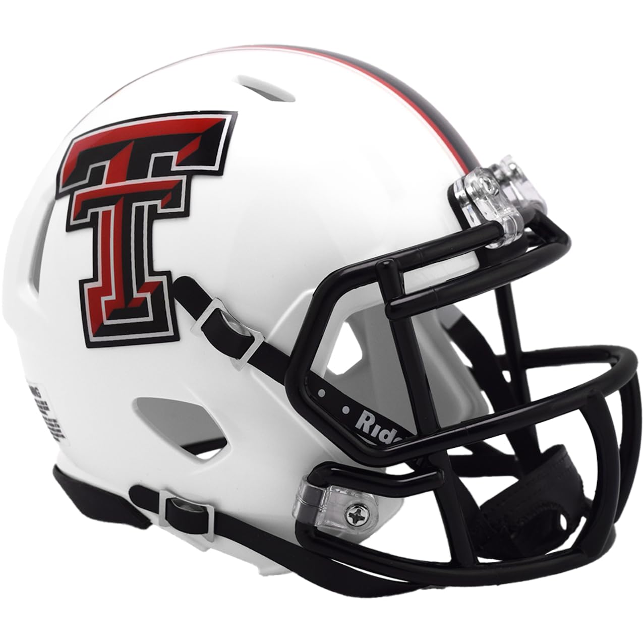 Texas Tech Red Raiders 2024 White Revolution SPEED Mini Football Helmet