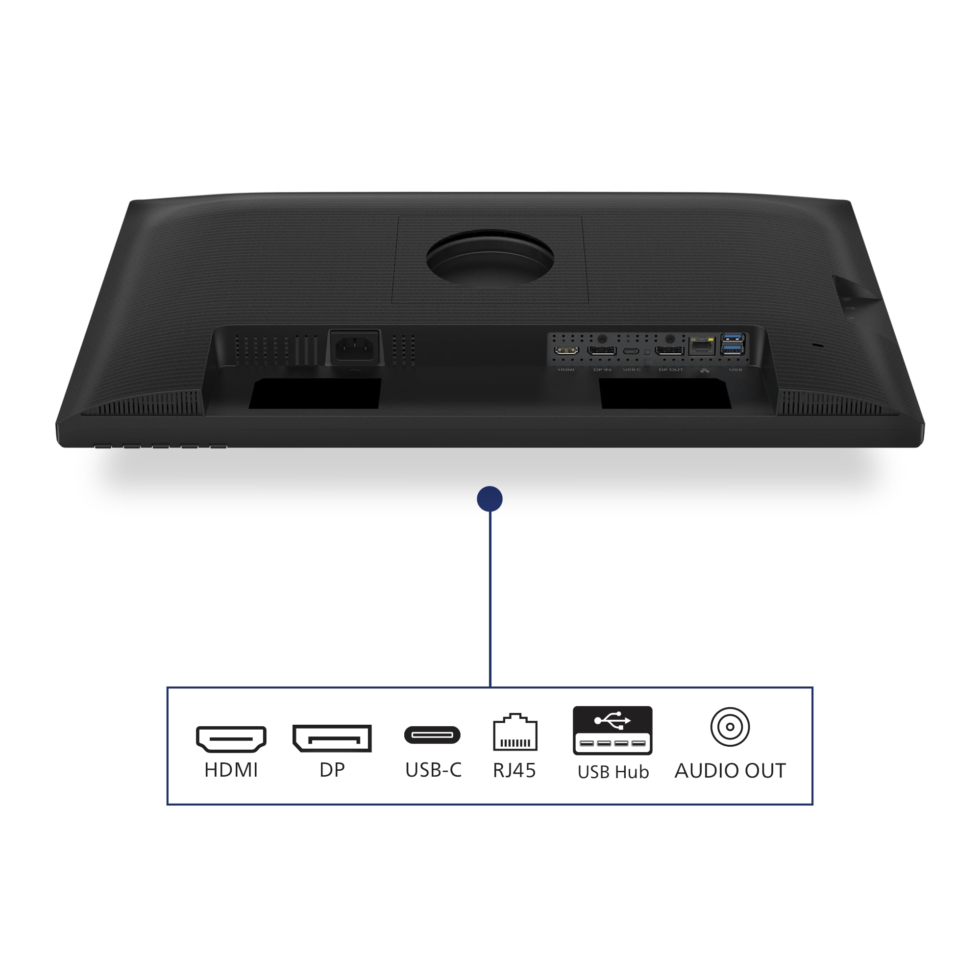 PHILIPS Monitor 24B2U3301 24 pollici 1920x1080, FHD, 120Hz, IPS Panel, 4ms GtG, USB Hub Speakers, Height Adjustment, (HDMI1x 1.4 DP 1x 1.4) Nero