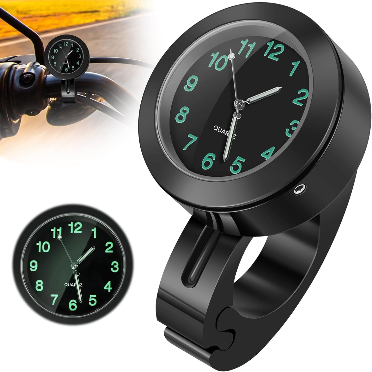 Horloge étanche Moto Horloge à Quartz Pour Guidon De Moto - Empêche L'eau De Changer La Accessoire Moto Quartz Horloge étanche Moto Horloge à Quartz Pour Guidon De Moto - Empêche L'eau De Changer La Accessoire Moto Quartz