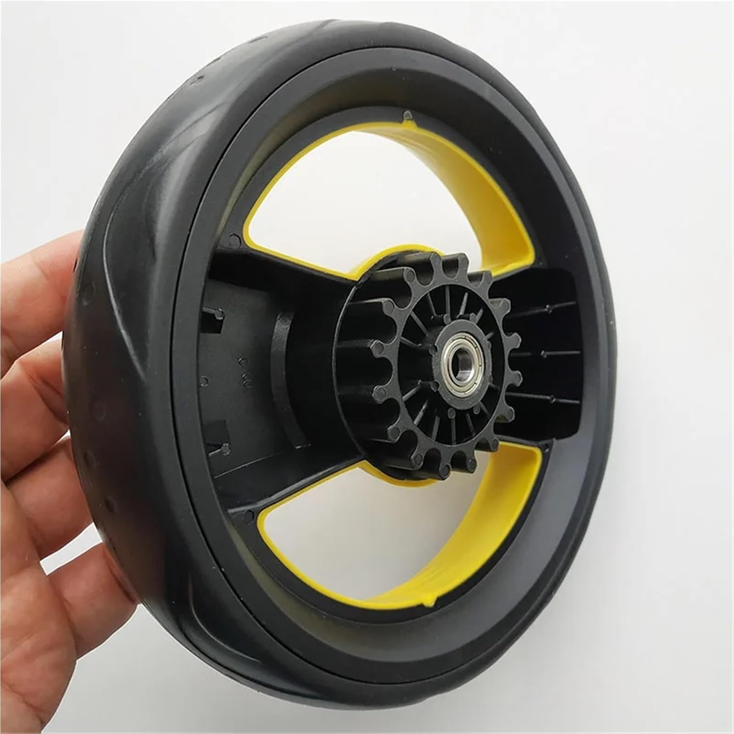 Stroller Wheels Replacement 1Pair Pushchair Wheel Compatible with Doon Foofoo 4 In 1 Carseat Stroller Well Compatible Similar Baby Cart With Bearing Pram Accessories(2 back)