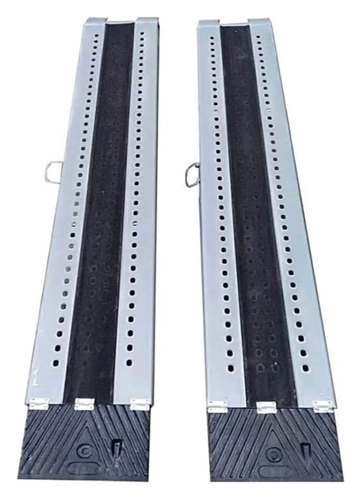 Rampa progowa do podjazdu, rampa progowa, 2 szt., aluminiowa rampa progowa, przenośne sposoby, rampy, składane, rampy dla osób niepełnosprawnych, jeden kolor, 2 m