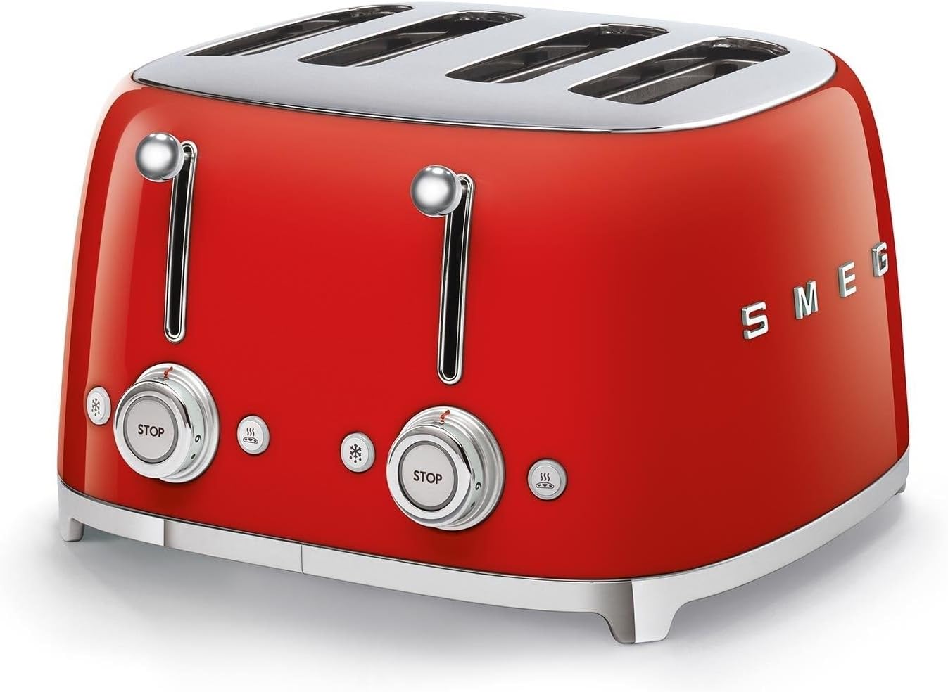 Smeg Red Retro 4 Slice Toaster