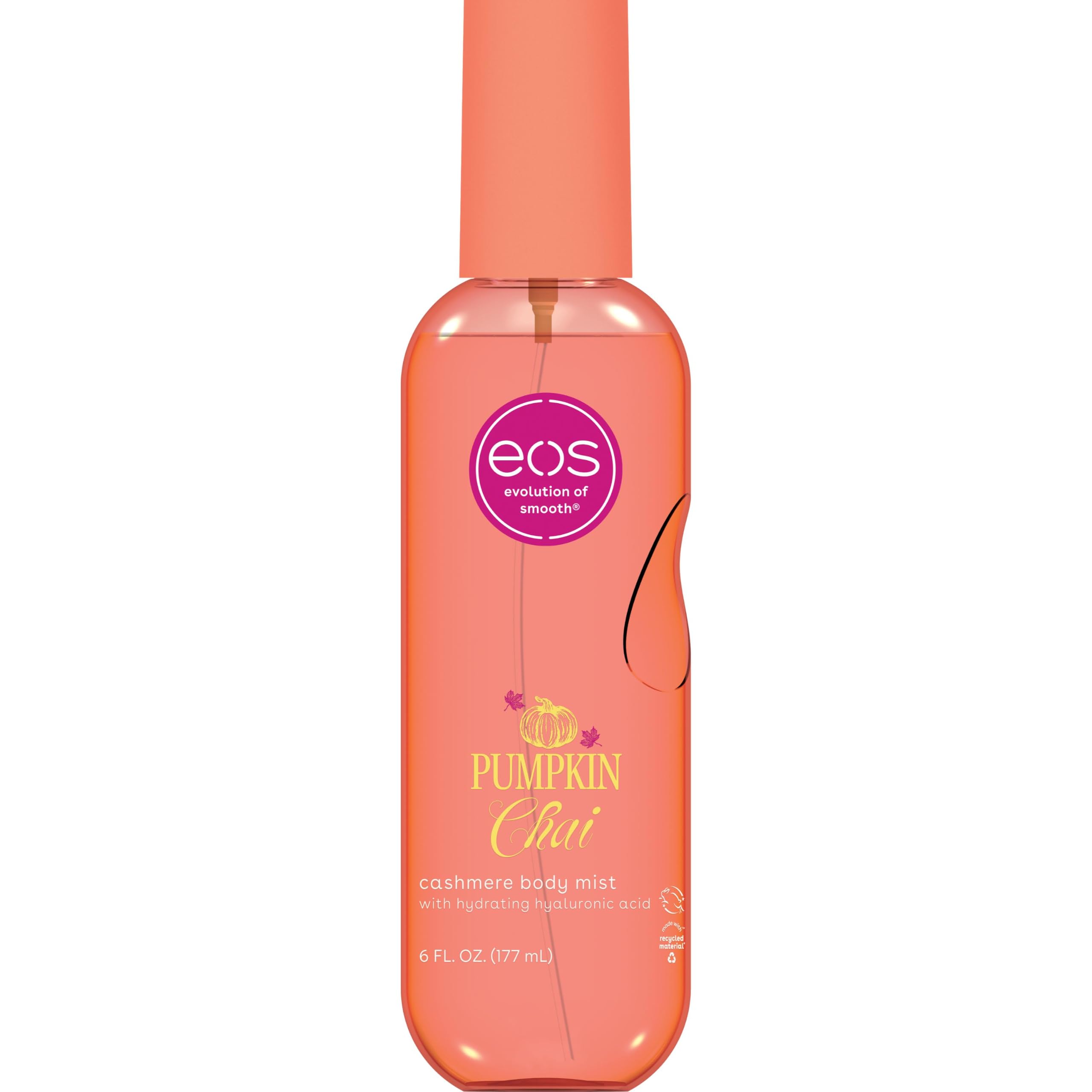 eos Cashmere Body Mist, Pumpkin Chai, Fall Fragrance Mist, 6 fl oz