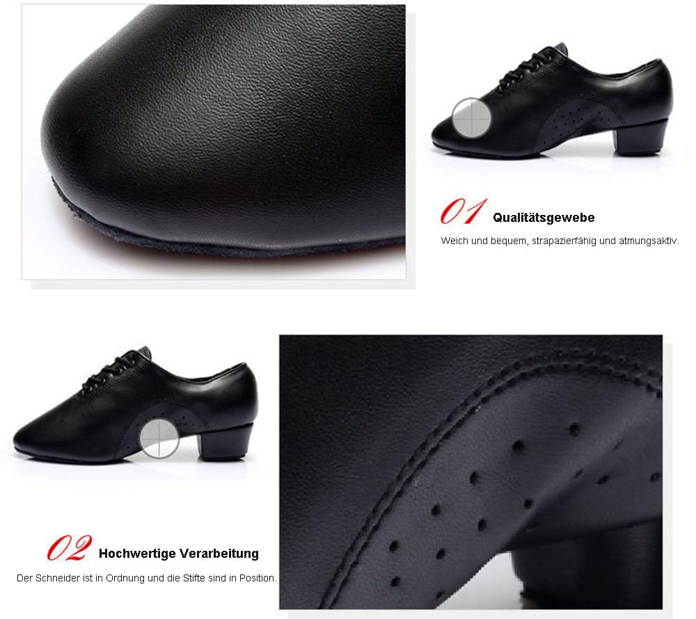 DAYISS - Scarpe da ballo/danza Uomo , Nero (nero), 36
