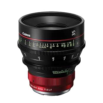CANON シネレンズ CN-E 35mm T1.5 L F（フィート表記） Canon Cinema Prime Lens CN-E 35mm T1.5 L F (EF Mount) | Band Pro