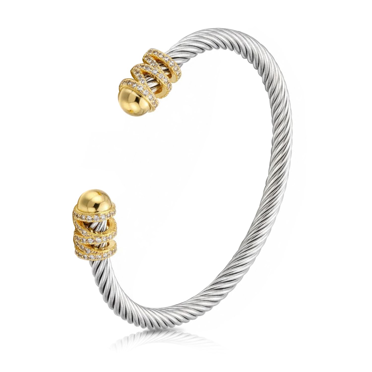 Cubic Zirconia Studded Fancy Bracelet Contemporary Jewellery for Women & Girls