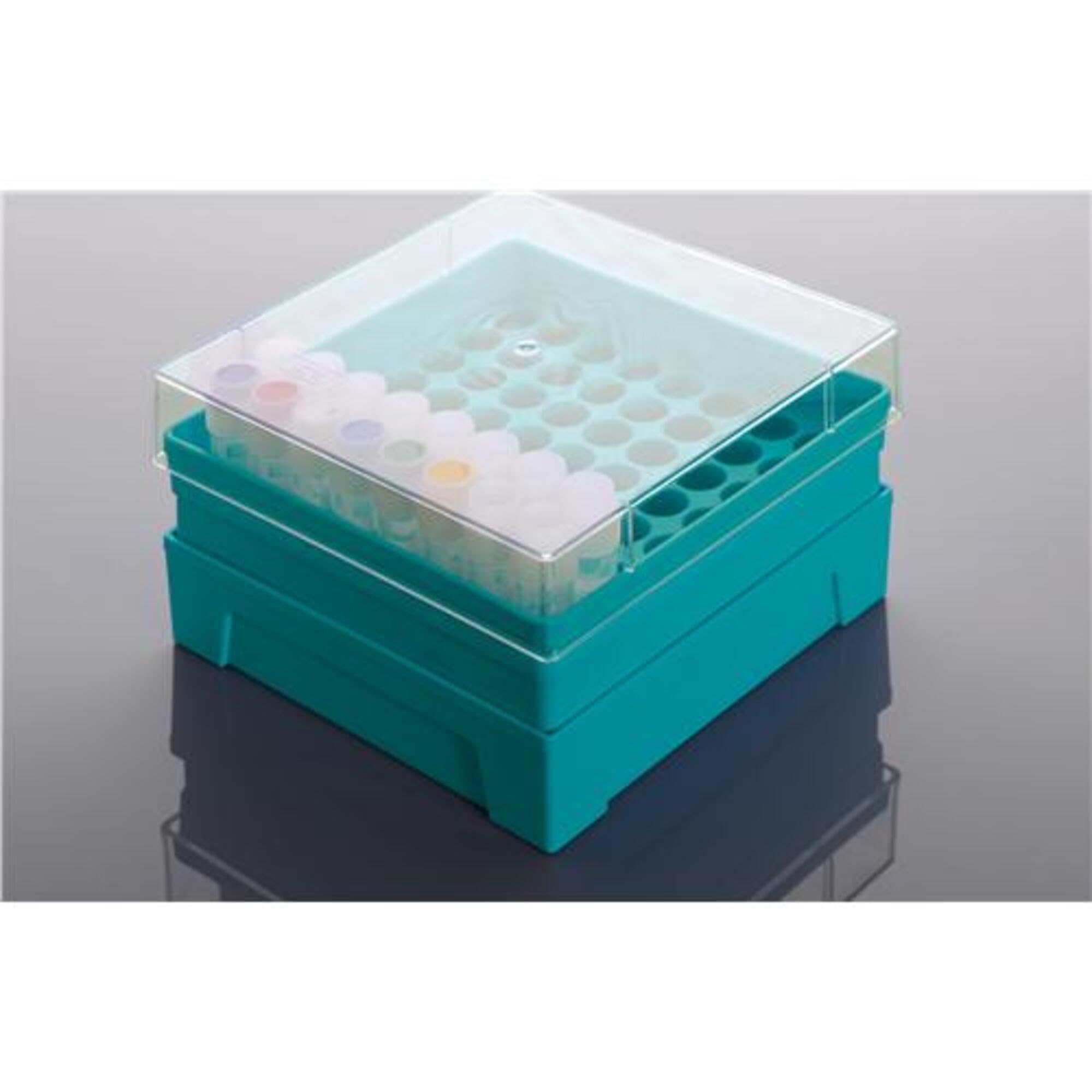 Boîte de 48 flacons 1,2 ml NEST 616325 grille 9x9 haute résistance thermique