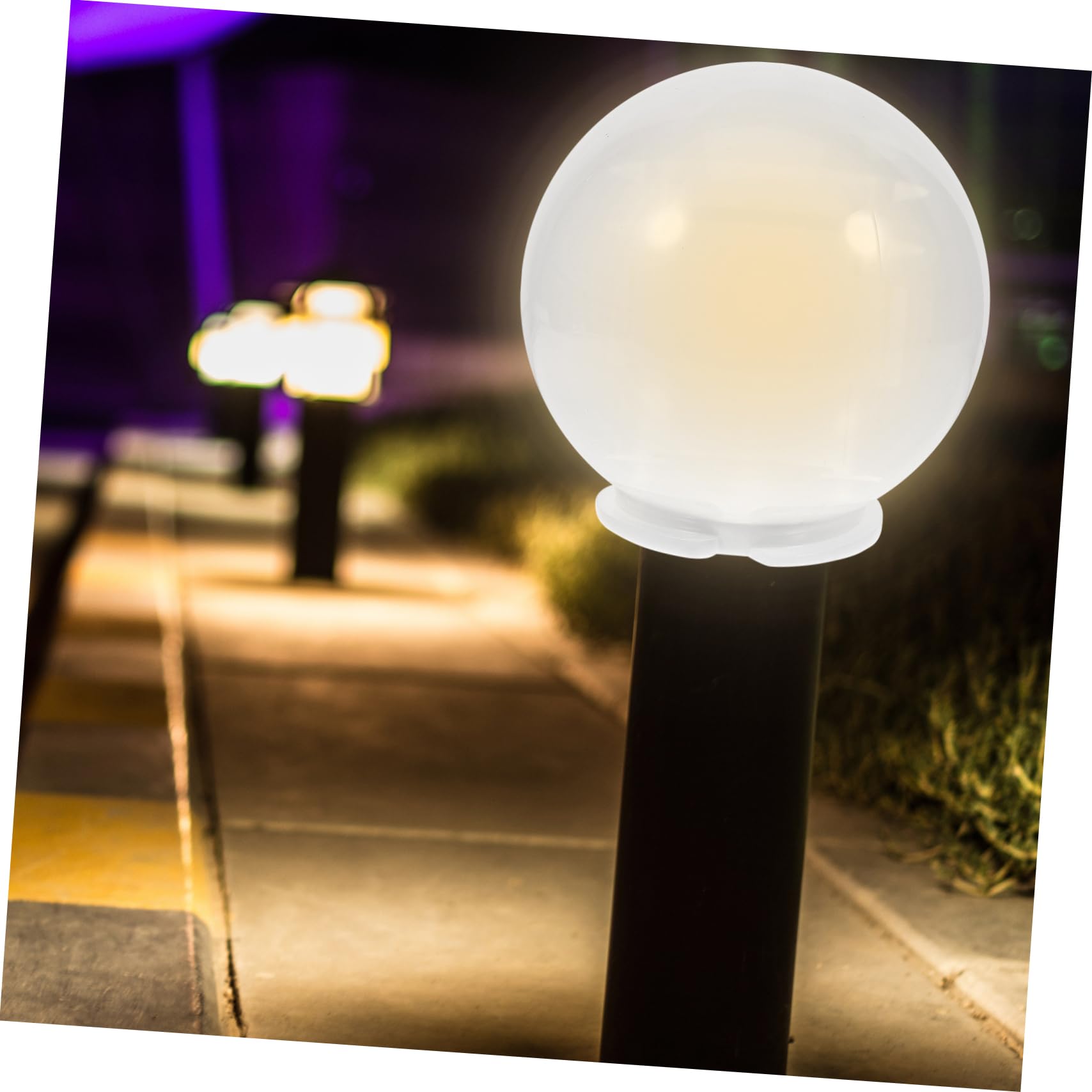 HOLIDYOYO Replacement Globe Lampshade for Post Lamp Wall Lamp Shade Patio Accessories Corrosion Resistance Random Color