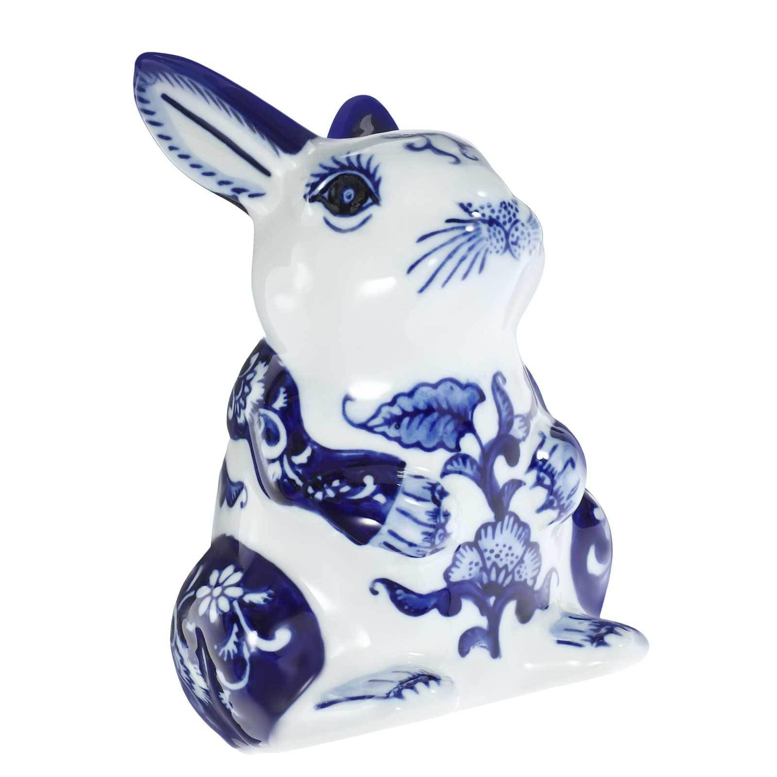 Figurine lapin en céramique pour décor de table de salon moderne
