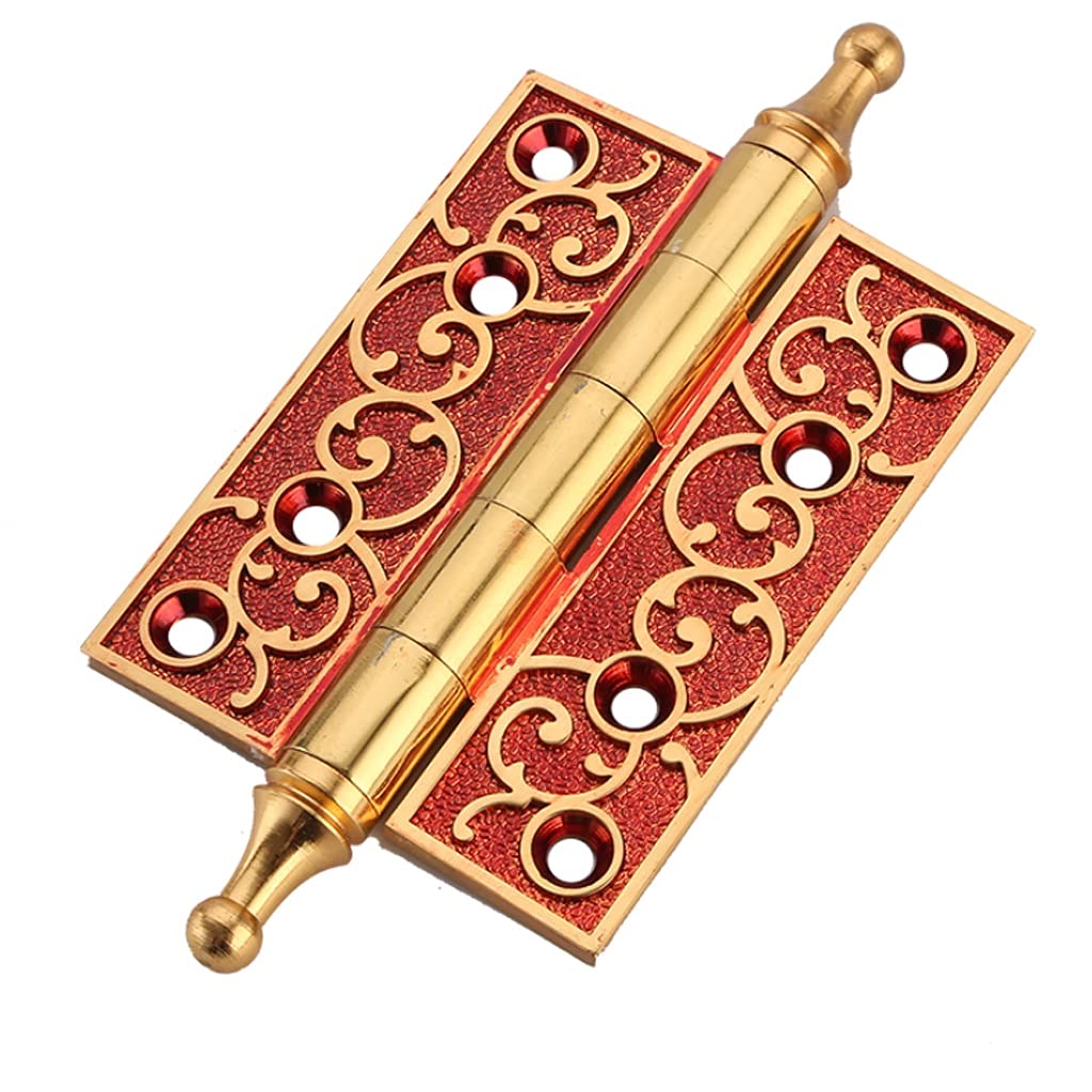 Nvsfzgiyg One Color Zinc Alloy Bearing Hinge Door Wooden Closing With Screw Silent Hinges