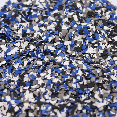 KEPYDRMTF Epoxy Floor Flakes for Garage, Blend Color Chips Concrete Floor Coatings Decorative Paint...