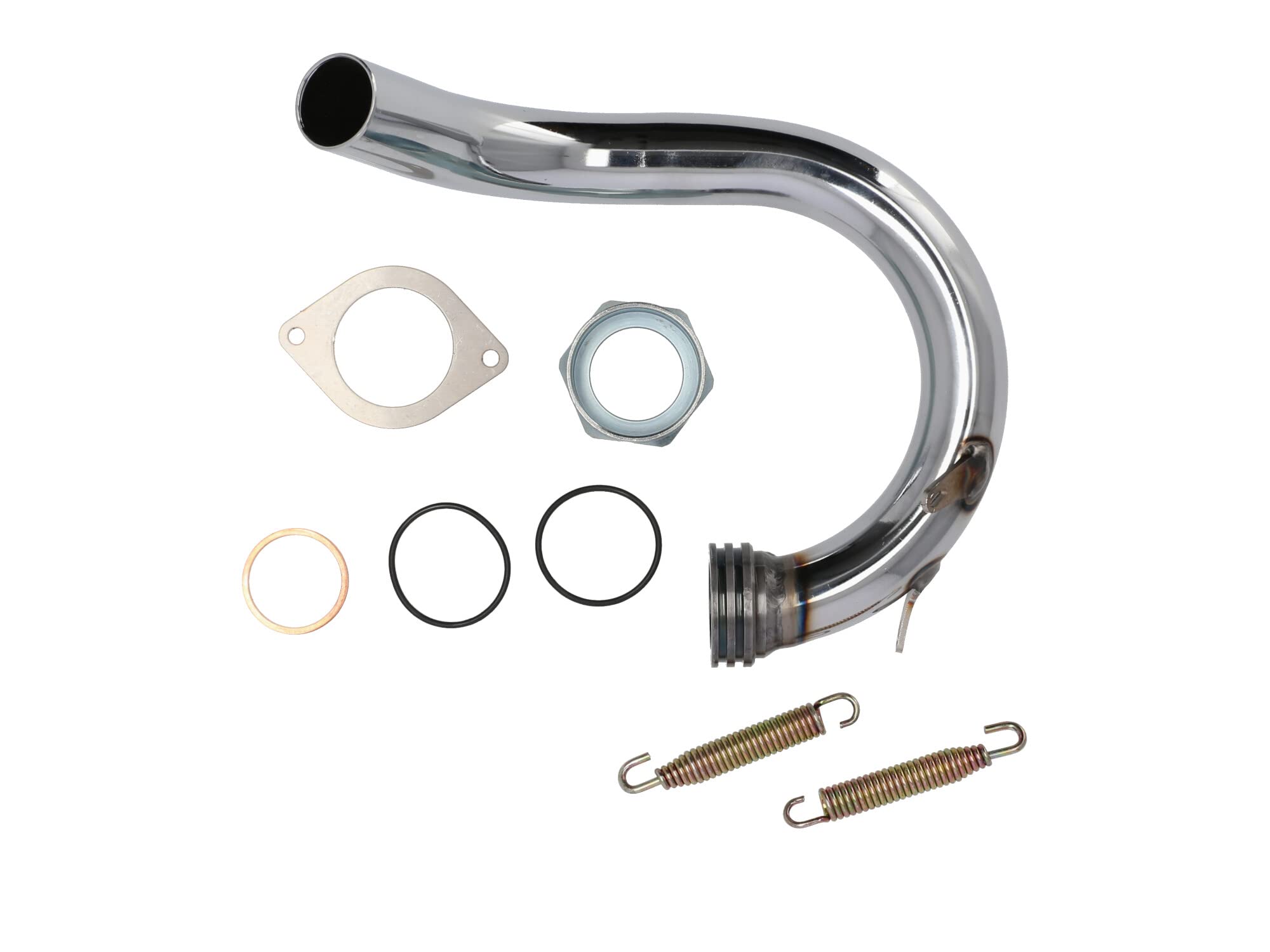 Set Krümmer mit Kalotte Enduro für Simson S51 S70 S53 S83