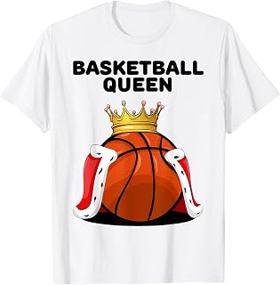 Basketball Queen Womens Basketball Shirt Girls Basketball T-Shirt
