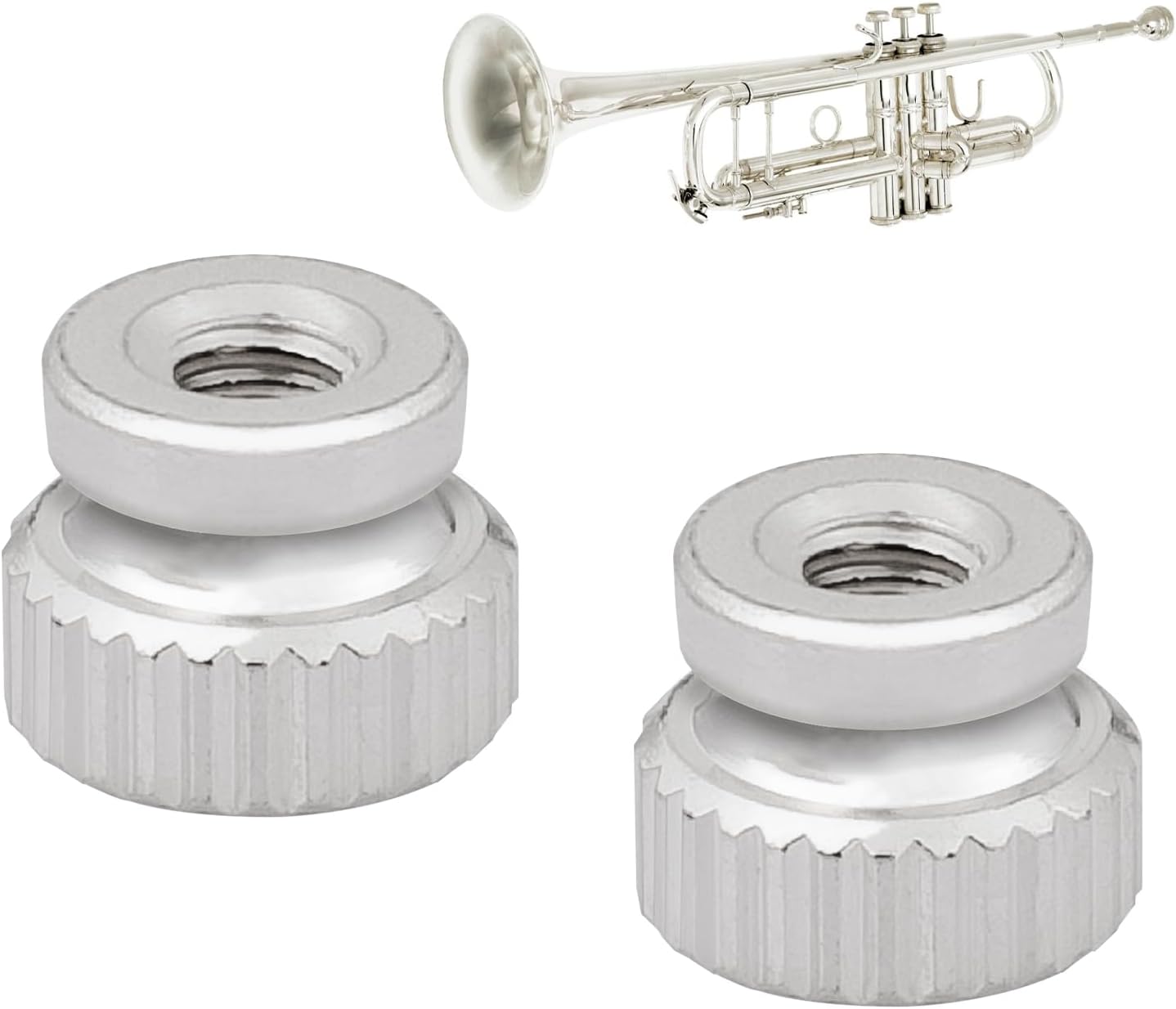 Bach Stradivarius Trumpet First Third Slide Trigger Stop Rod Nut Screw, B136-S Ensures the Slides are in the Correct Range, Achieve a more Stable & Accurate Tuning Range, Keep Playing Smooth (2 PACK)
