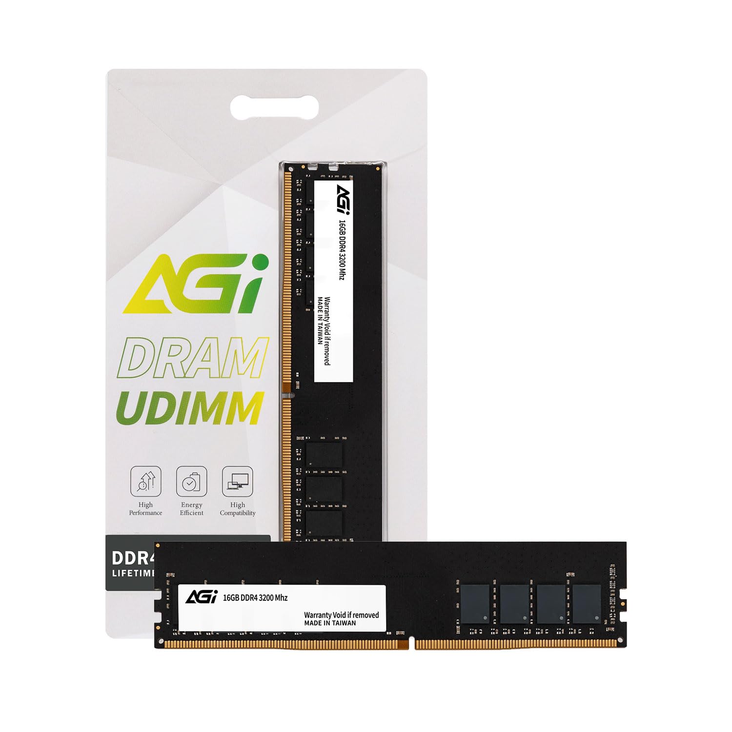 AGI DDR4 3200 Mhz Desktop PC DRAM | 16GB RAM UDIMM : Buy Online at