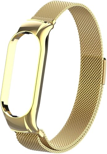 Banda magnética compatible con correa Xiaomi Mi Band 7, bandas de repuesto deportivas de malla metálica de acero inoxidable para Xiaomi Mi Band 7