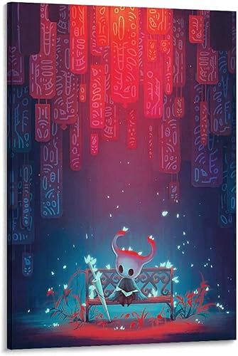 Póster de caballero hueco, pintura decorativa, lienzo, arte de pared, póster de sala de estar, pintura de dormitorio, 12 x 18 pulgadas (11.8 x 17.7