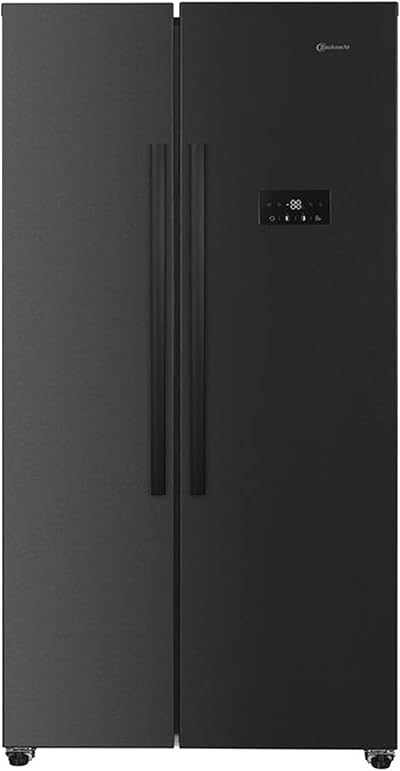 Bauknecht SBS C90 BL Dual Cool Total NoFrost Side by Side Kühlschrank / 532 Liter Nutzinhalt / 177 cm Höhe/Inverter Kompressor/Superkühlfunktion, schwarz