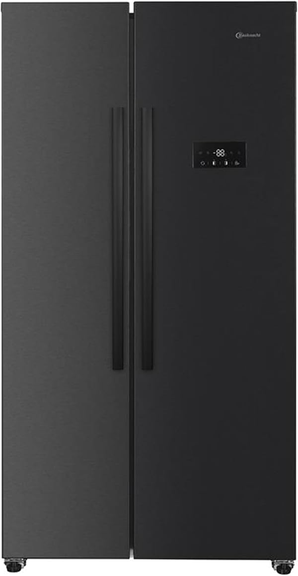 Bauknecht SBS C90 BL Dual Cool Total NoFrost Side by Side Kühlschrank / 532 Liter Nutzinhalt / 177 cm Höhe/Inverter Kompressor/Superkühlfunktion, schwarz