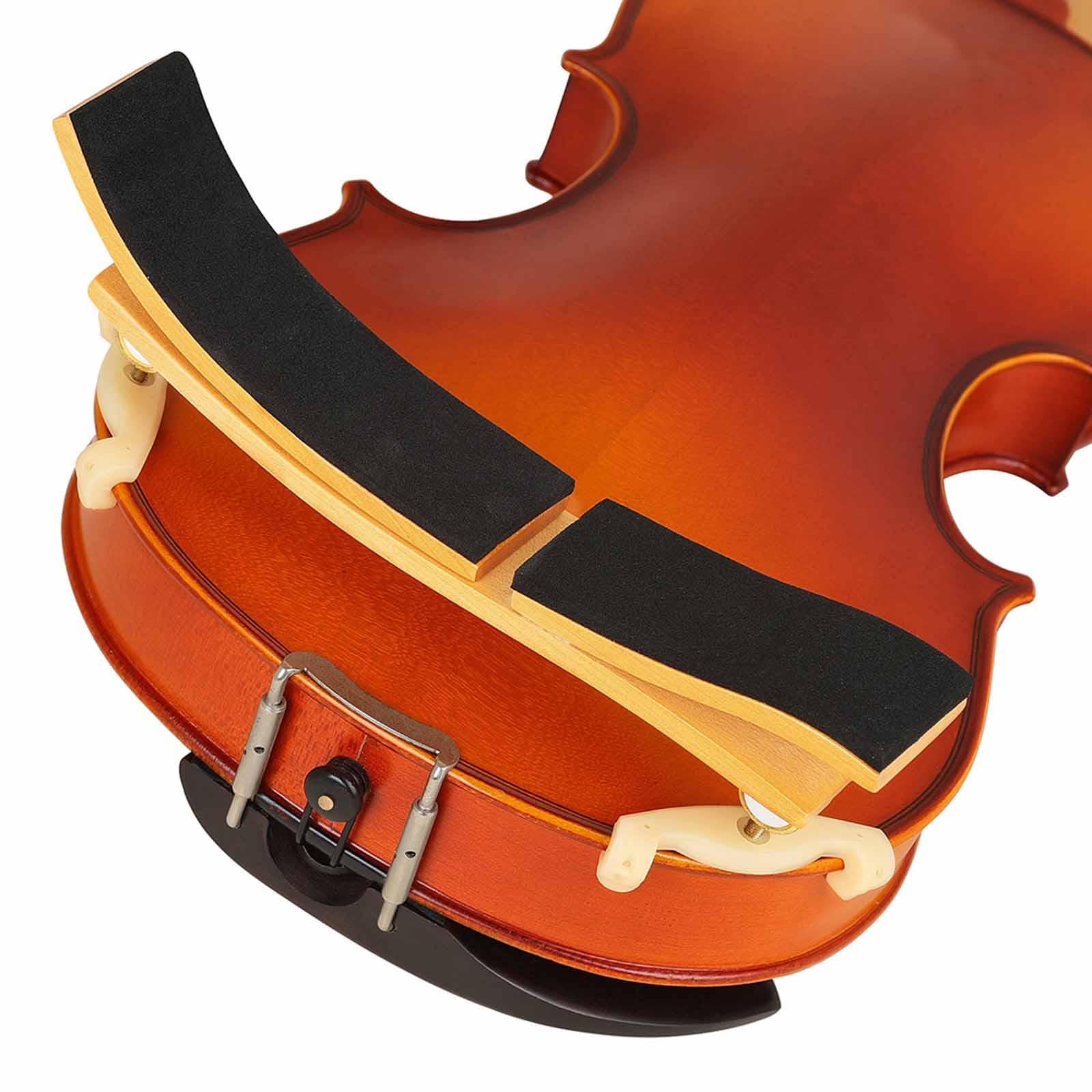 Support Épaulière Violon Accessoire Violon Pieds Réglables Silicone EVA Bois Métal Facile à Utiliser Adapté Aux Débutants Professionnels Familles Prat