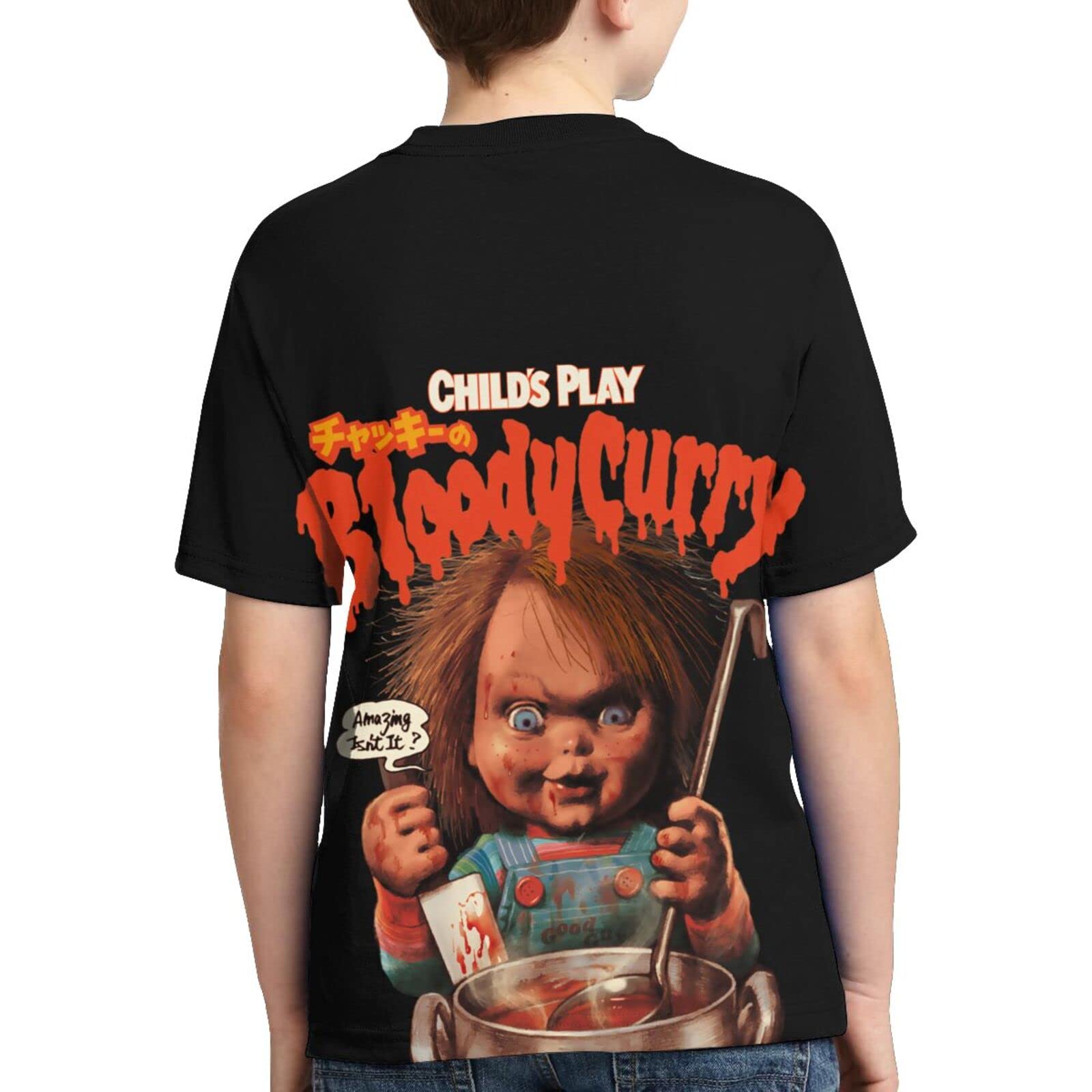 Amazon.co.jp: Tシャツ 子供用 チャイルド プレイ チャッキー ホラー
