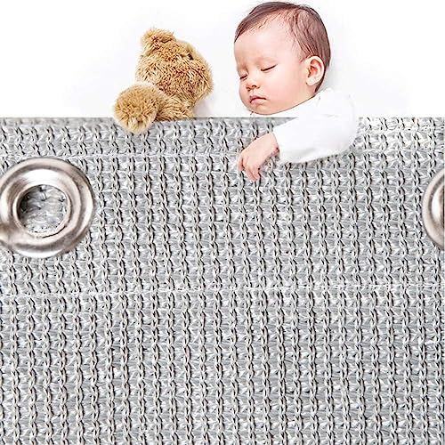Voile d'ombrage rectangulaire gris 2x3m CUSMA pour balcon - 4