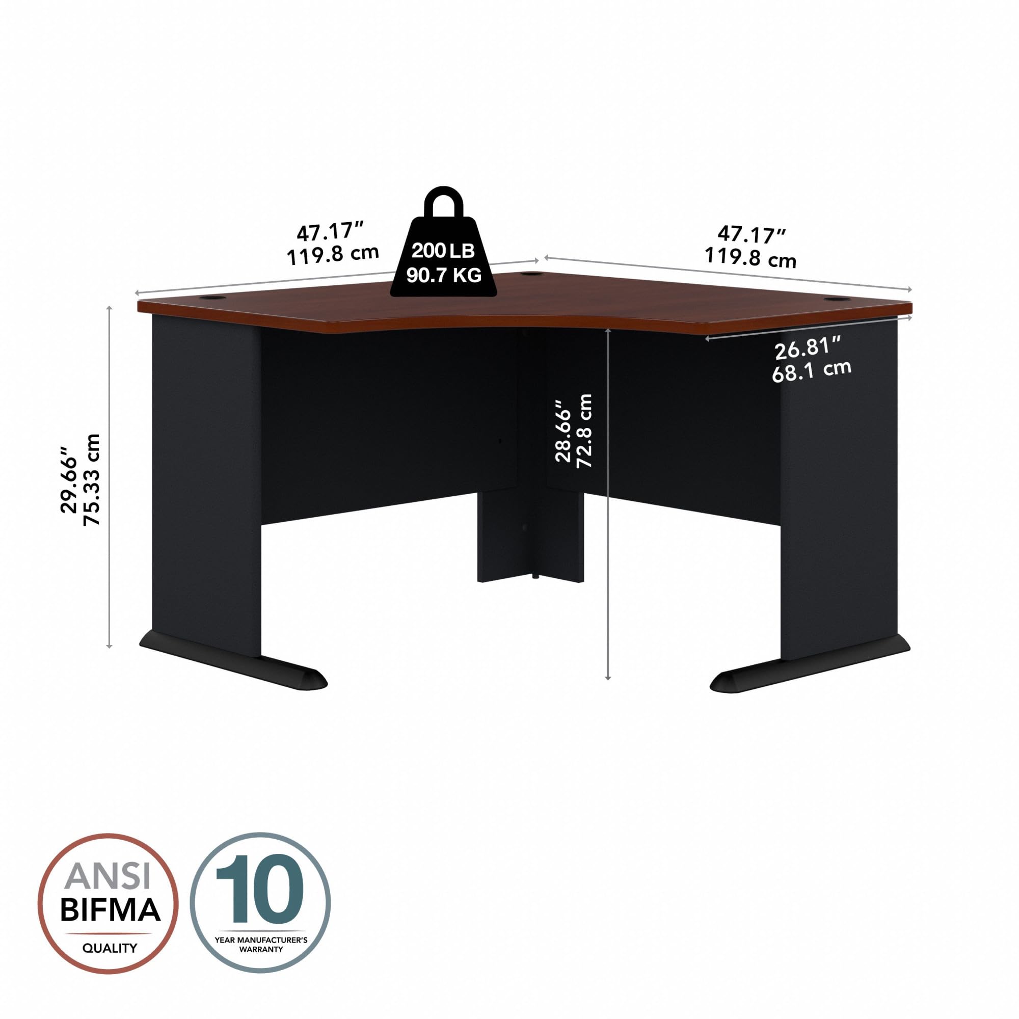 bush de brunt ハーモニー25 黒 Amazon.com: Bush Business Furniture Series A 48W Corner Desk in