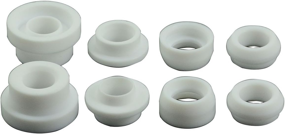 RIVERWELD TIG Gas Lens Insulator Cup Gas Gasket 54N01 54N63 18-7 18CG Assorte kit Fit PTA DB SR WP 17 18 26 TIG Welding Torch Accessories 8pcs