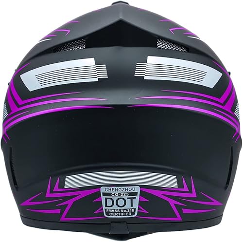 Miniatura 4 de Cascos de motocross para niños ATV todoterreno vehículo todoterreno de 4 ruedas con guante, DOT