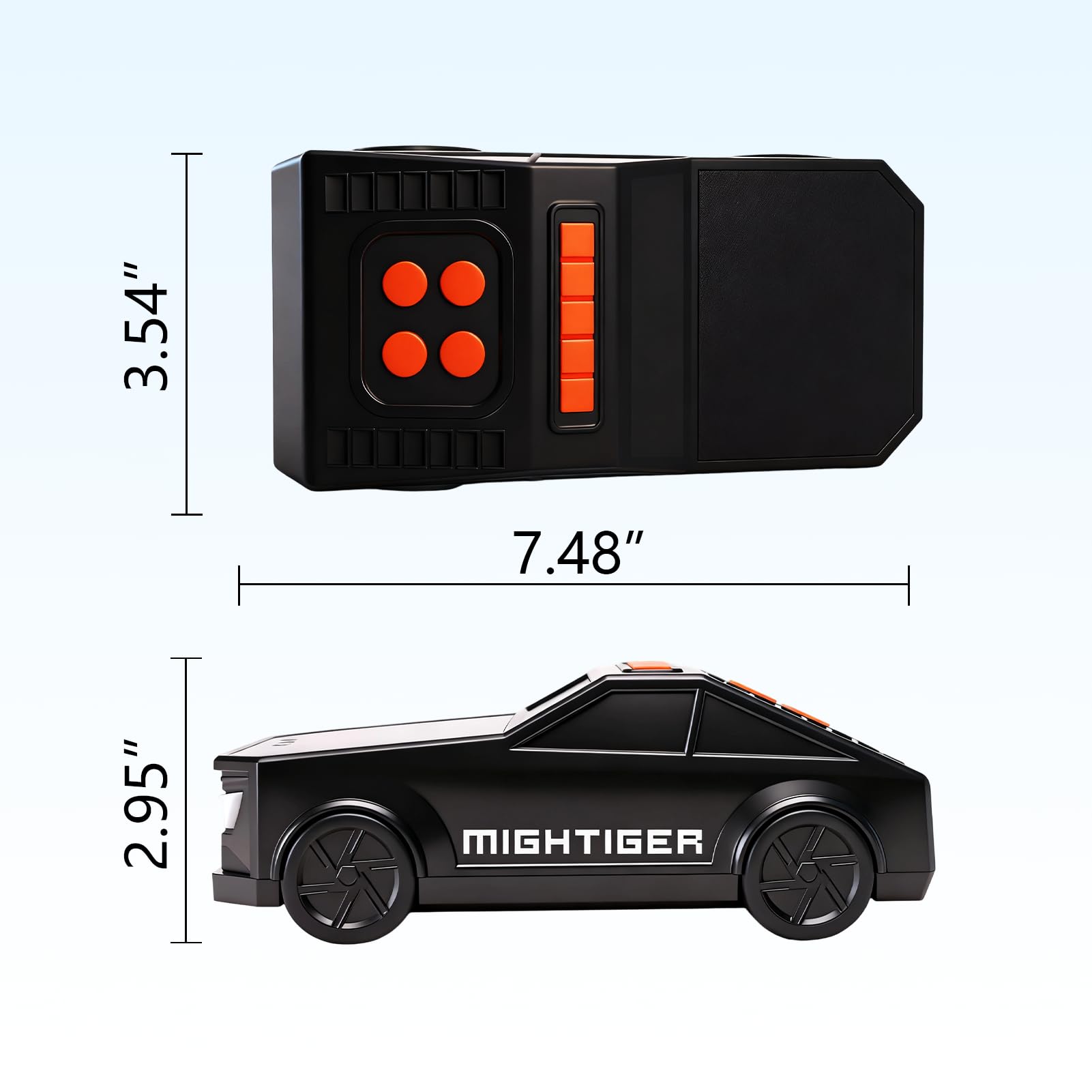 Tire Inflator Portable Air Compressor Cordless Mini Bike Air Pump with Digital Dual Values Display, 150 PSI Car Tires Air Pump with LED Lights&Pressure Gauge for Auto, Motorcycles, Bikes, Balls
