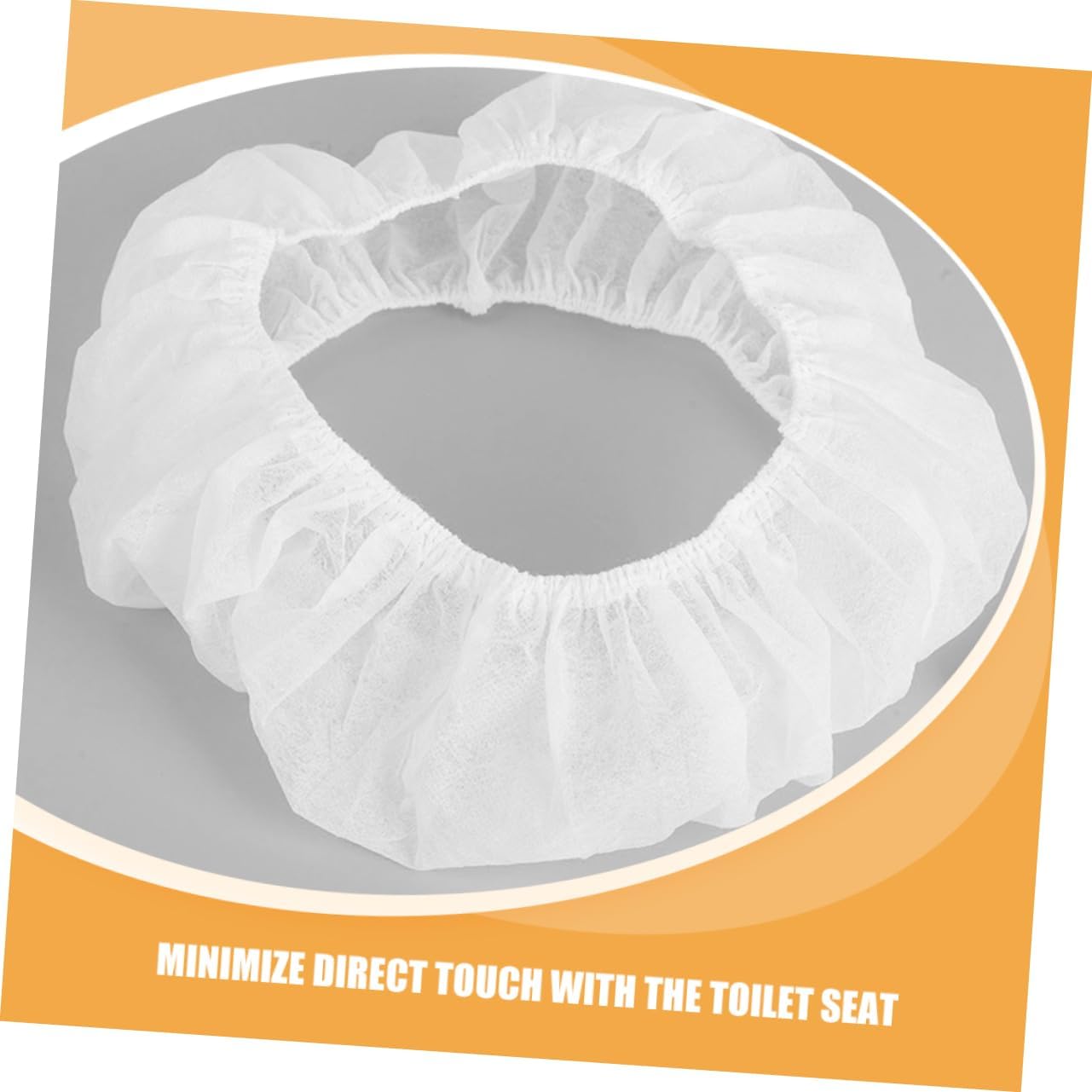KOMBIUDA 10pcs Portable Disposable Toilet Seat Covers Potty Covers for Potty Training Travel Friendly for Public Restrooms Airplane Camping and Road Trips