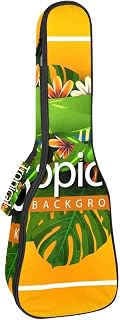 Tenor Ukulele Gig Bag - Mochila acolchada impermeable, ideal para concierto soprano (21/23/24 pulgadas), color amarillo