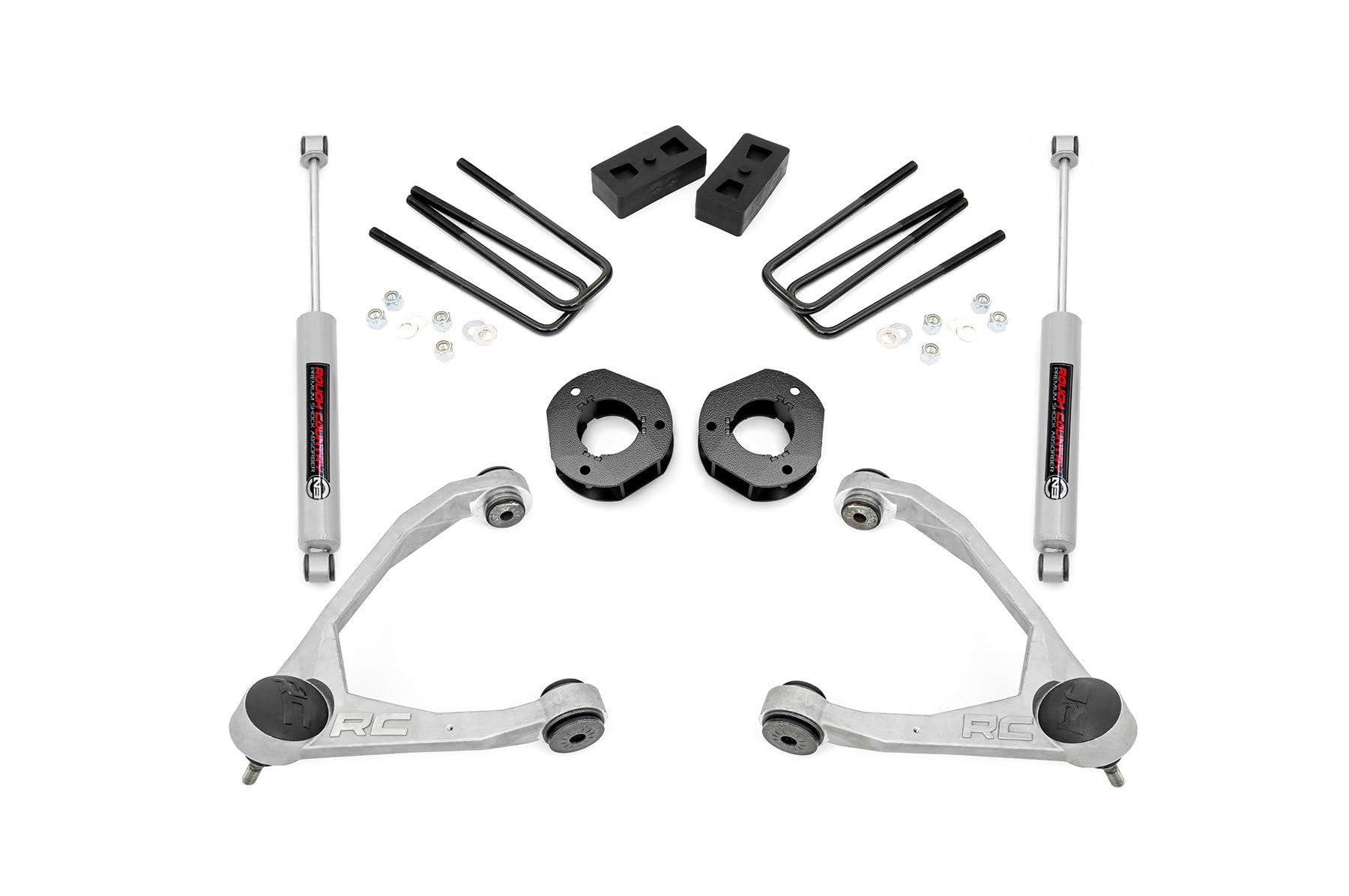 Rough Country 3.5" Lift Kit for 2007-2018 Chevy/GMC 1500 2WD - 19831