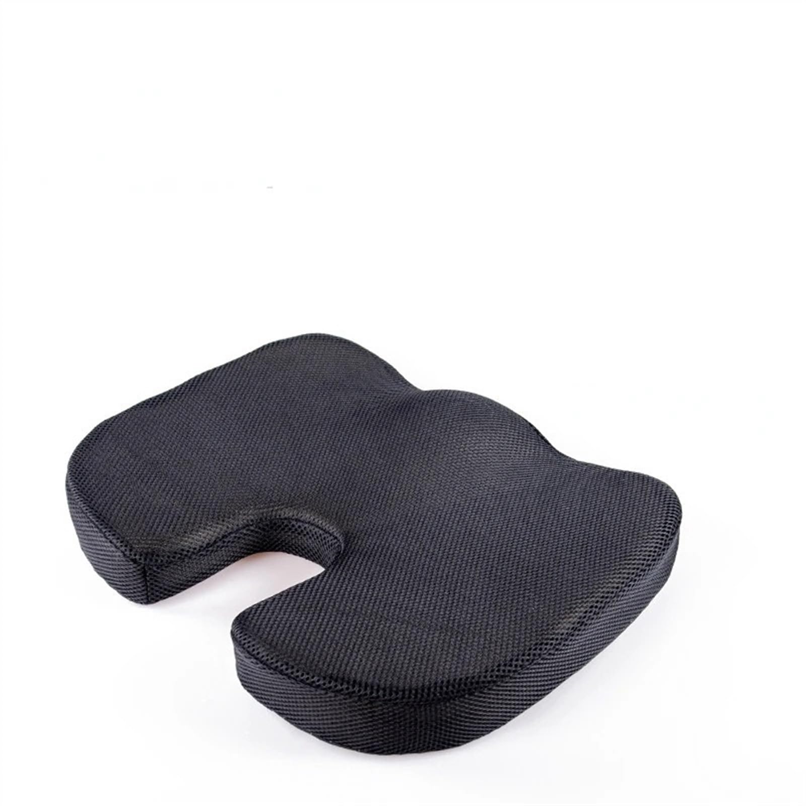 Cojín de Asiento Cojín de Gel de Espuma viscoelástica, sensación Fresca, cojín de Verano, cojín de Silla de Espuma viscoelástica, cojín a Tope Cojin Silla Oficina(Black,Cotton)