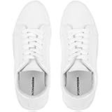 Men's Lightweight Casual Sneakers PU Leather Tennis Shoes Low Top Fashion Skate Sneaker