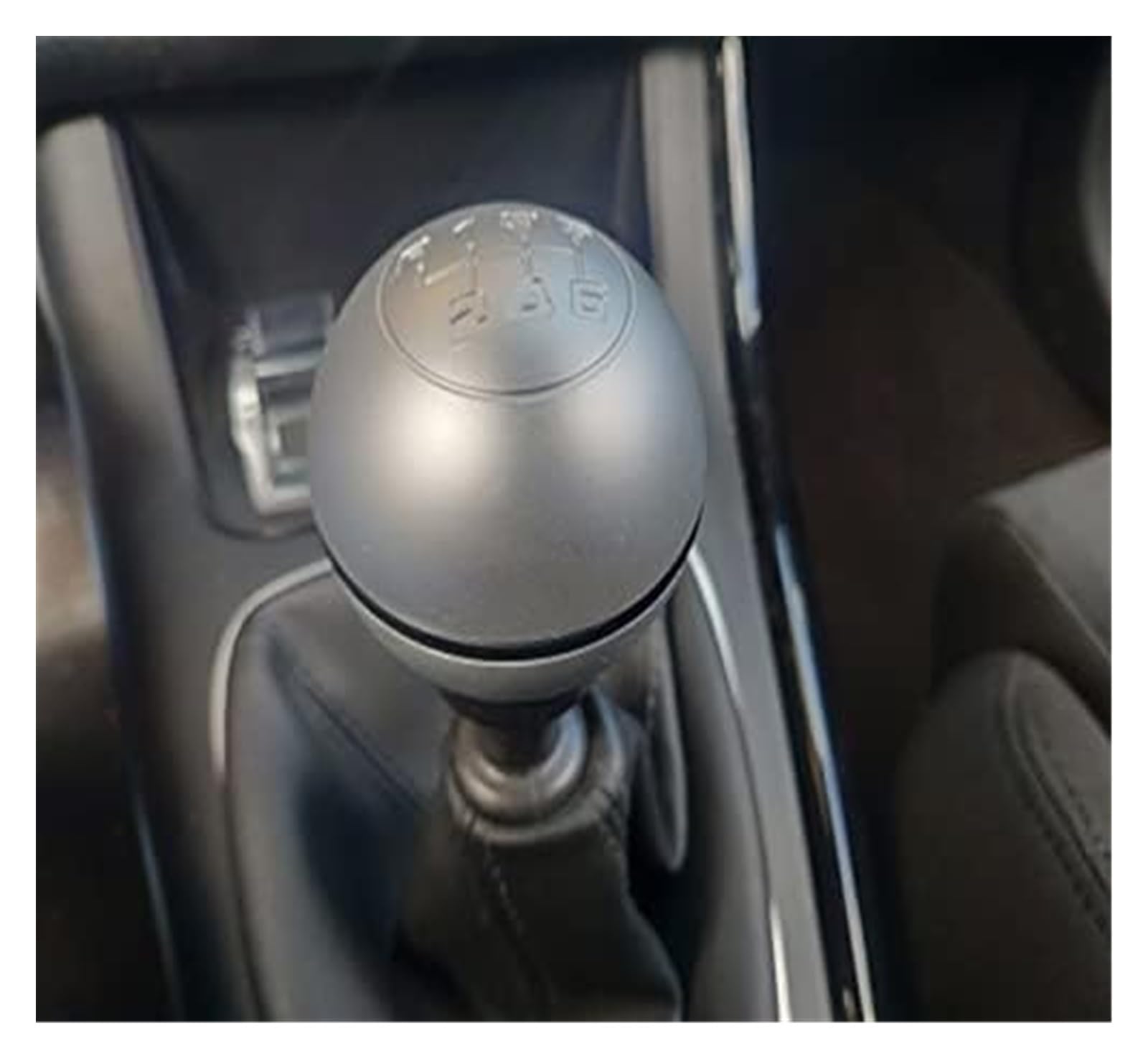 Levier Changement Vitesse Pour A&lfa Pour Romeo Pour Giulietta 2010-2019 5/6 Vitesses Pommeau Levier Vitesse Manuel Manette Vitesse Bâton Tête Handball Style Voiture(5 Speed Chrome)