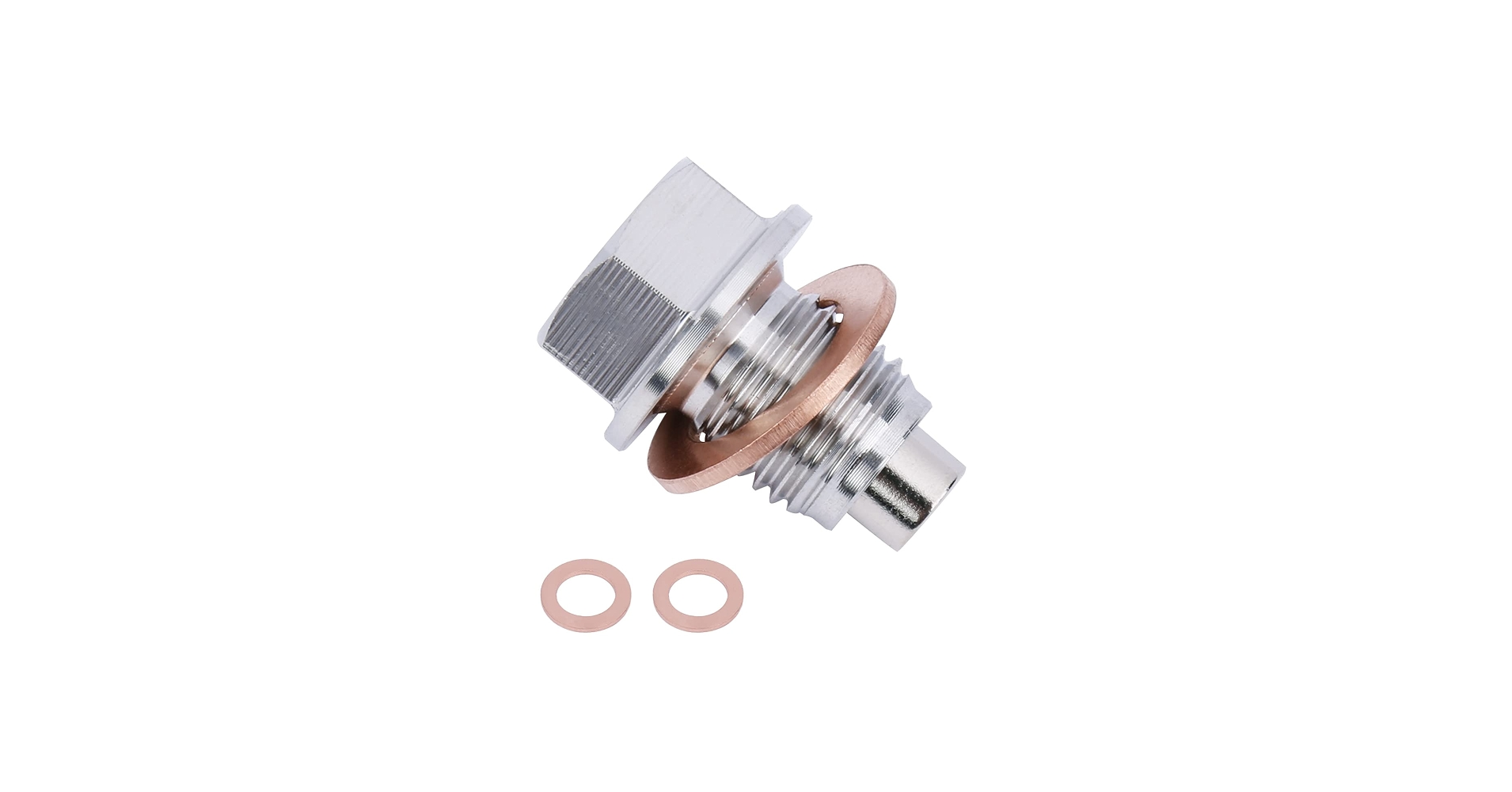 2PCS M14x1.5 Car Engine Magnetic Oil Drain Plug Screw Nut Bolt Sumps Universal E