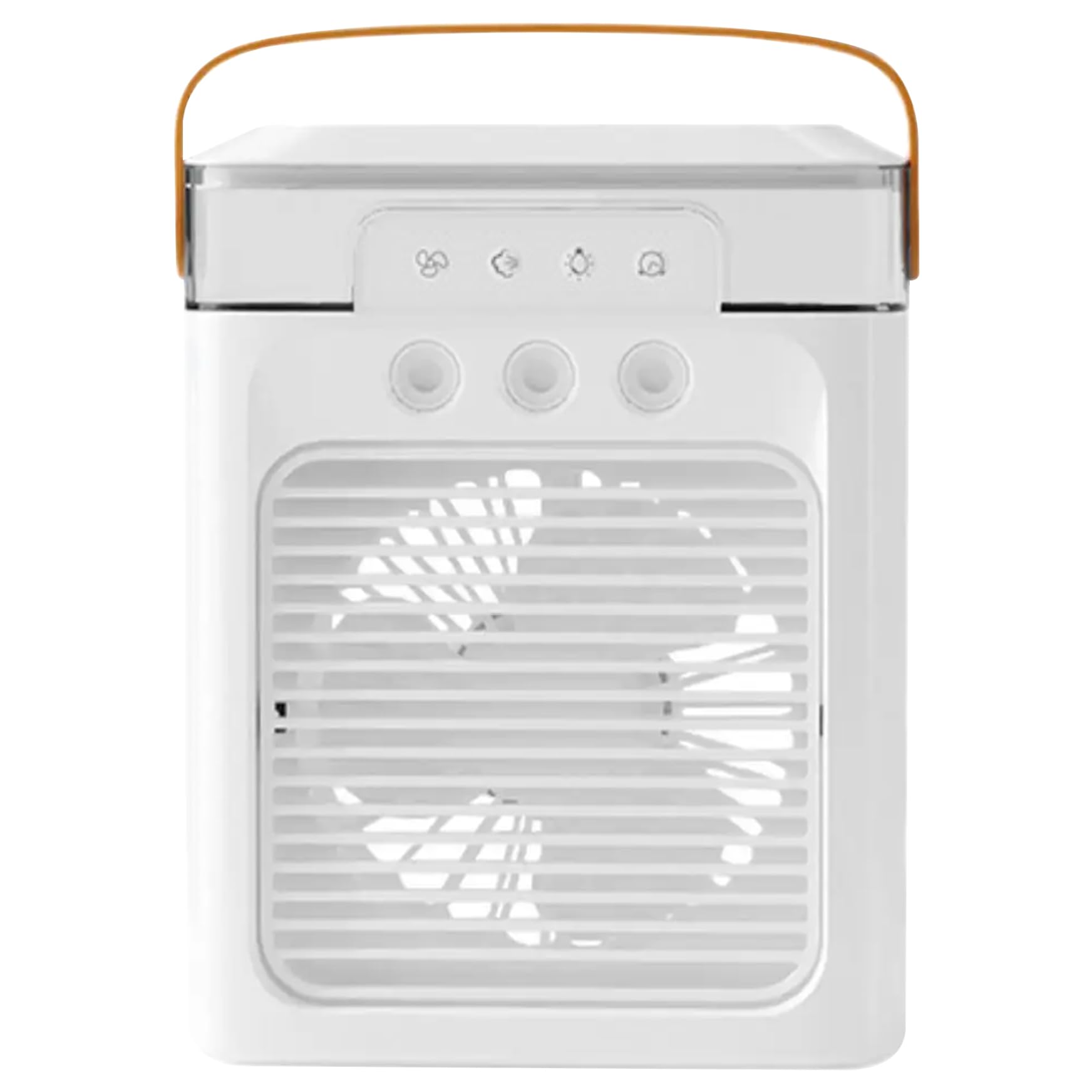 BeVistoso Portable Air Conditioners 400ml 3 in 1 for Room Office Camping Car, Evaporative Air Cooler with 3 Cool Mist Speeds Timer 7 Color LED Personal Conditioner Fan with Handle