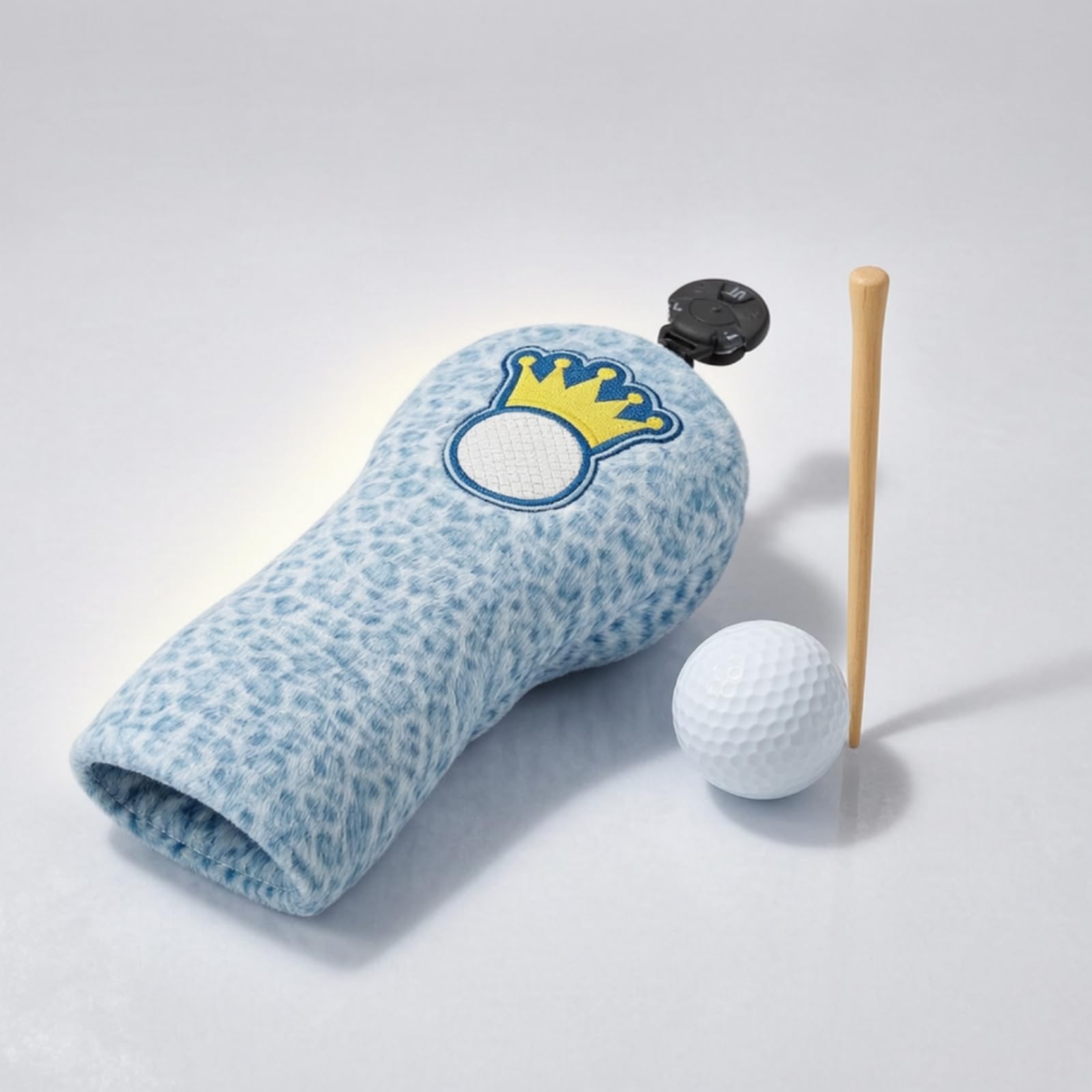 3 Stück Bestickt Schlägerschutz | Plüsch, Golfschlägerkopfhaube, plüschig, Golfschlägerhaube, für Golfplatz