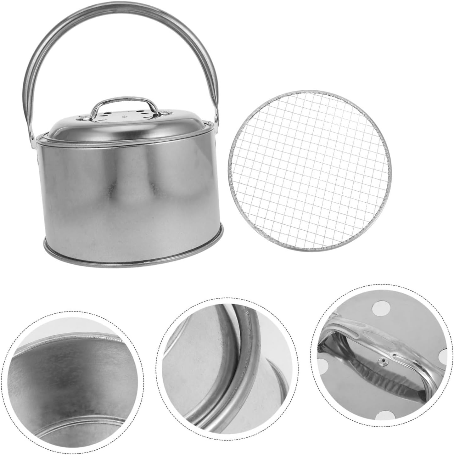 BESPORTBLE Outdoor Fire Pit BBQ Grill Stove Camping Grill Supply Fire Pit Cooking Grate