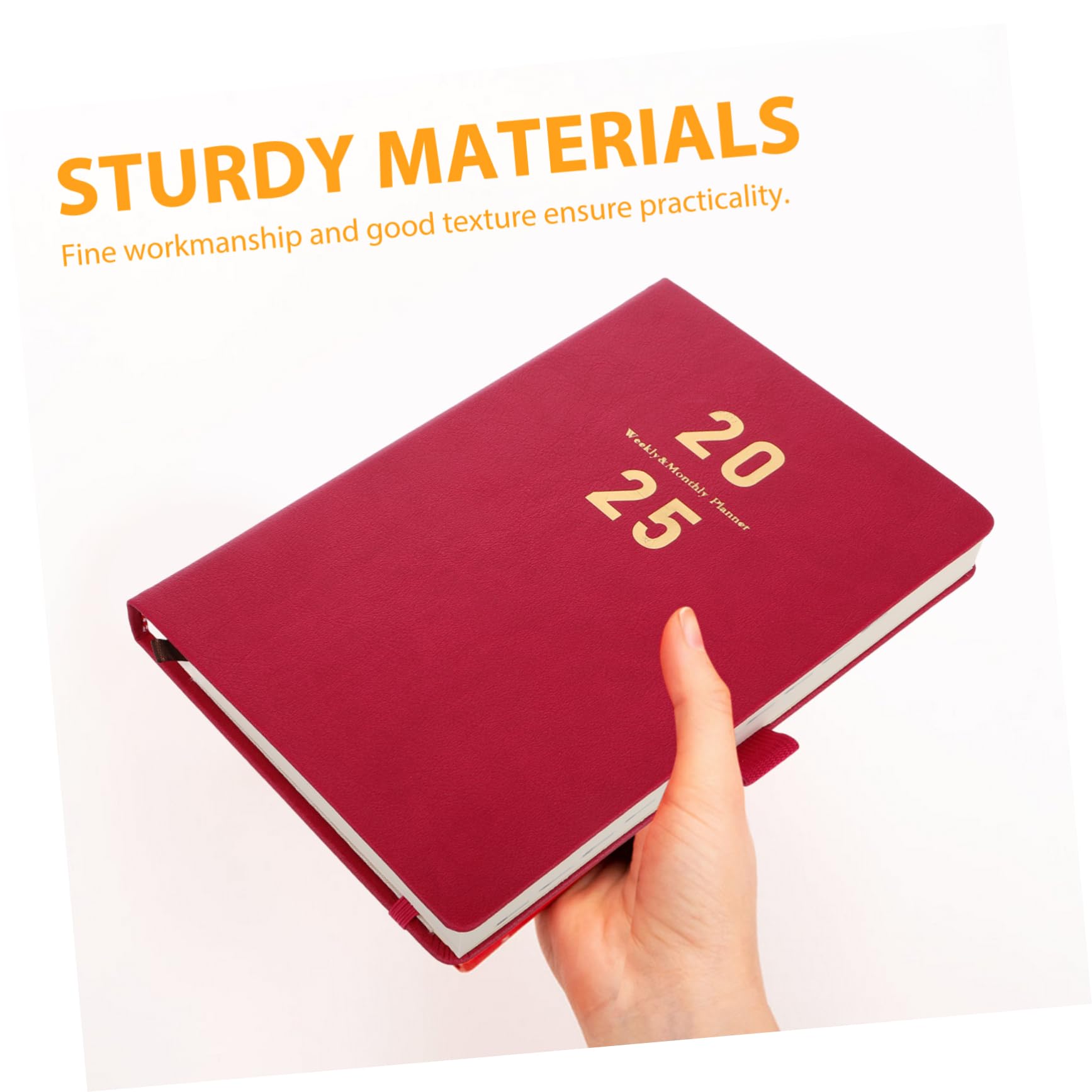 SHINEOFI 2025 Studentenplaner Tages- Und Stundenlayouts Tagebuch Notizbuch Und Monatsplaner