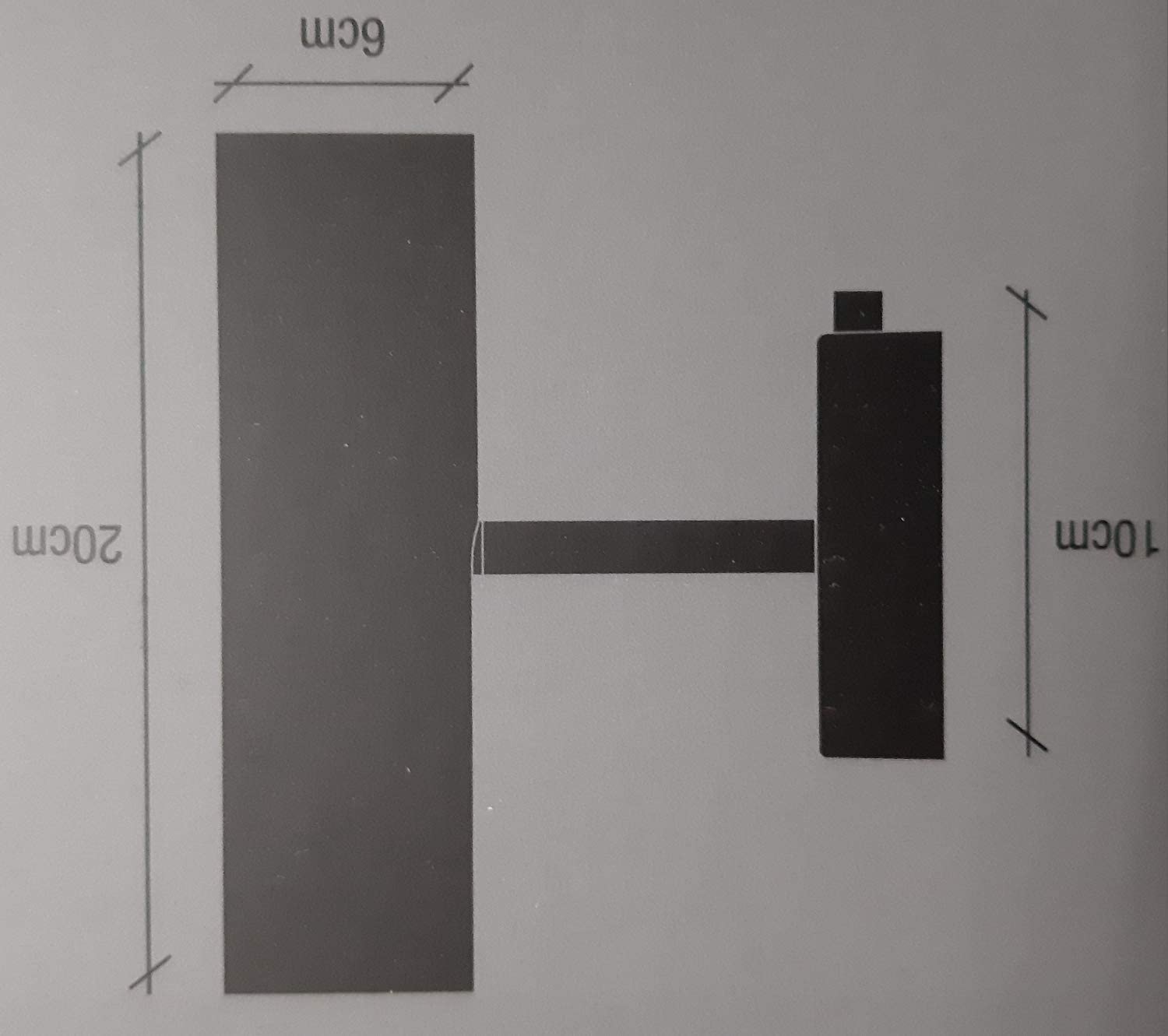 Nordlux Wandleuchte MIB 28W GU10 matt schwarz 71681003