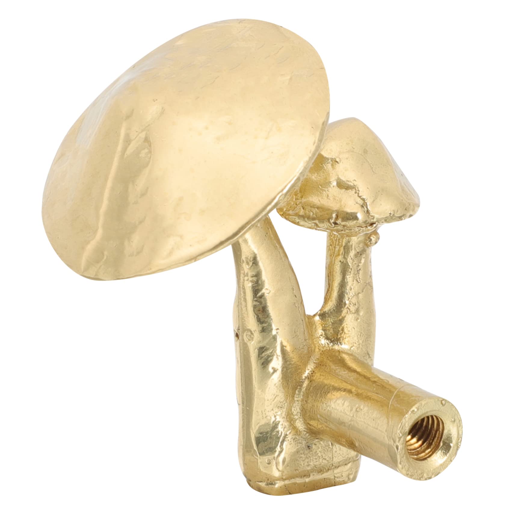 ORFOFE 3 Pomelli in Ottone Per Mobili Per La Sostituzione Della Maniglia Della Porta Dellarmadio Decorativi in Stile Fungo